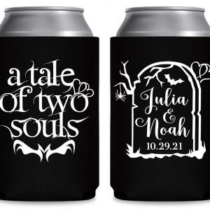 A Tale of Two Souls 1A Foldable Can Koozies Wedding Gifts for Guests