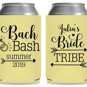 Bride Tribe Bachelorette Bash 1A Foldable Foam Can Koozies Wedding Gifts for Guests