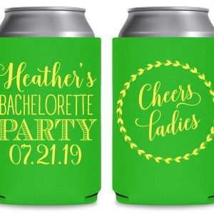 Cheers Ladies Bachelorette 1A Foldable Can Koozies Wedding Gifts for Guests