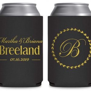 Classic Wedding Design 3A Foldable Can Koozies Wedding Gifts for Guests