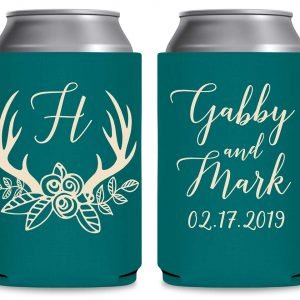 Classic Wedding Design 6B Foldable Can Koozies Wedding Gifts for Guests