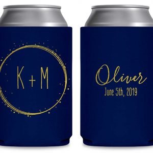 Classic Wedding Design 8A Foldable Can Koozies Wedding Gifts for Guests
