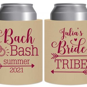 Bride Tribe Bachelorette Bash 1A Thick Foam Can Koozies Rustic Bachelorette Party Gifts for Guests