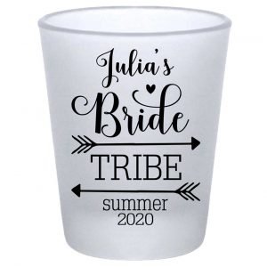 Bride Tribe Bachelorette Bash 1B Standard 1.75oz Frosted Shot Glasses Rustic Bachelorette Party Gifts for Guests
