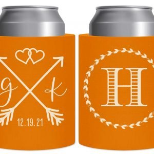 Love Arrows 1A Classic Thick Foam Can Koozies Boho Wedding Gifts for Guests