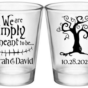 Simply Meant To Be 1A2 Standard 1.75oz Clear Shot Glasses Halloween Wedding Gifts for Guests
