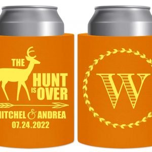The Hunt Is Over 3A Thick Foam Can Koozies Country Wedding Gifts for Guests