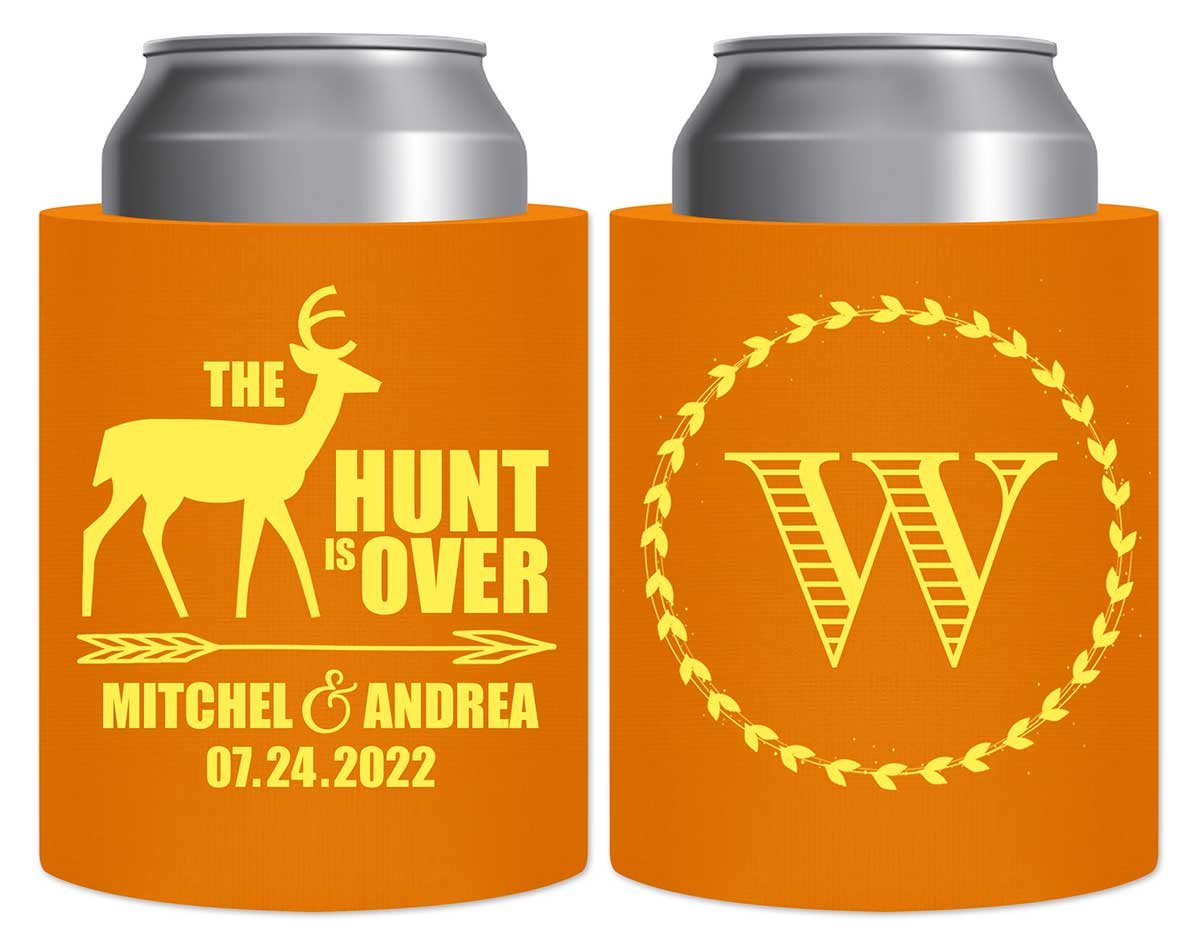 The Hunt Is Over 3A Thick Foam Can Koozies Country Wedding Gifts for Guests