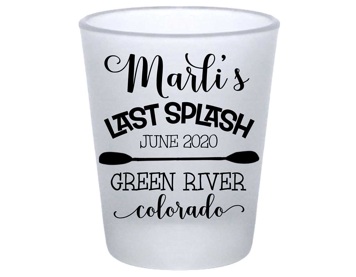 The Last Splash 2A Standard 1.75oz Frosted Shot Glasses Beach Bachelorette Party Gifts for Guests