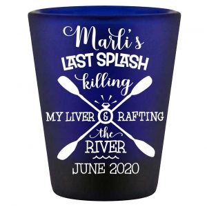 The Last Splash 2B Standard 1.5oz Blue Shot Glasses Beach Bachelorette Party Gifts for Guests